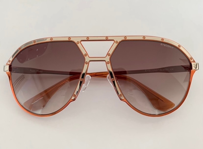 EYECON 87 Elvis 1 — rust and gold